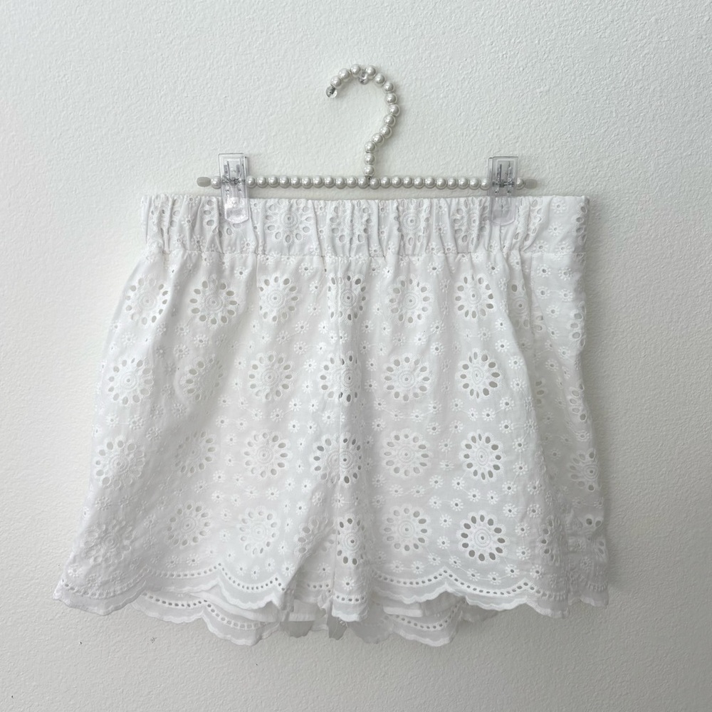 BeachRiot Sport Aurelia Short NWT White Magnolia Eyelet Cottagecore XL